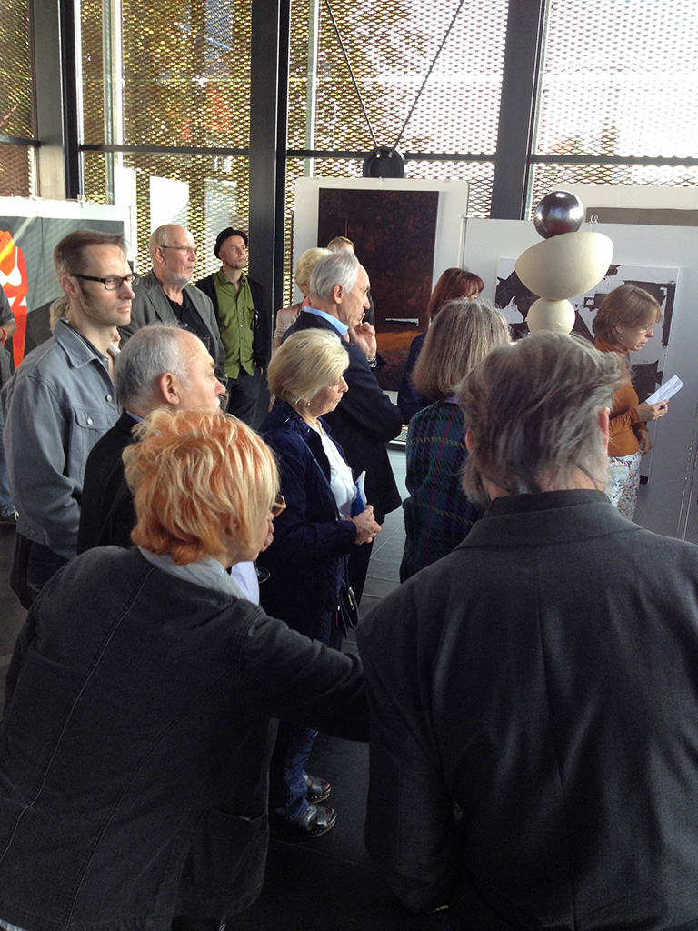 Infocenter + Galerie im Eishaus am Bräuwerck Neudrossenfeld | Werkschau 2014 focus-europa | Eröffnung 03.10.2014