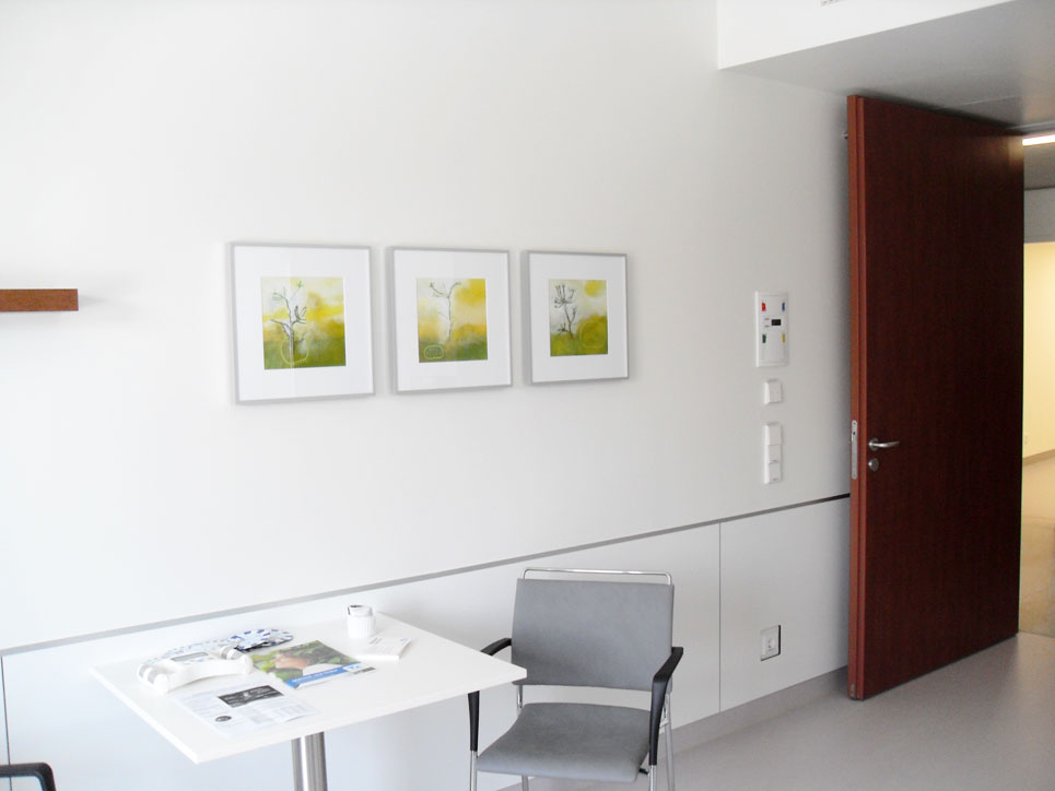 Projekt: Kulturkrankenhaus Gera | Ausgestaltung der Patientenzimmer | Beteiligung mit 96 Bildern | Zweiter Bauabschnitt 2013