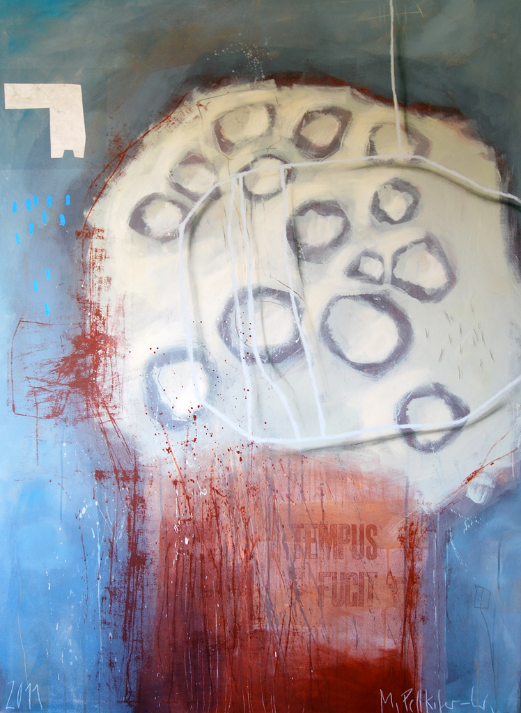 Tempus fugit 2 | 2011 | Mischtechnik auf LW | 140 x 100 cm