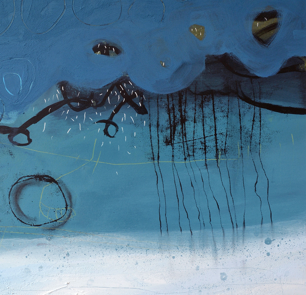 Das Verdecken - Wolkenvorhang - wall cloud 2 (Detail)