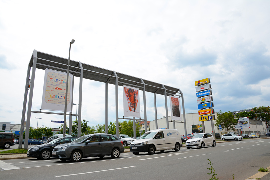Gera Carré | Großraumgalerie, Projekt "Theater des Lebens" 2015