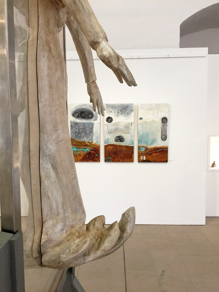 86. Jahresausstellung 2015 | Bund Fränkischer Künstler | (Skulptur vorne:©Wolfgang Schott "the next step")