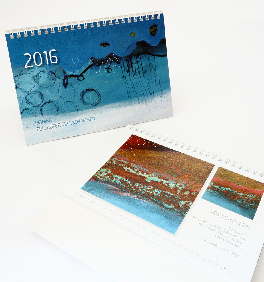 Kunstkalender 2016 | Tischkalender, DIN A 5 quer, 13 farbige Abbildungen