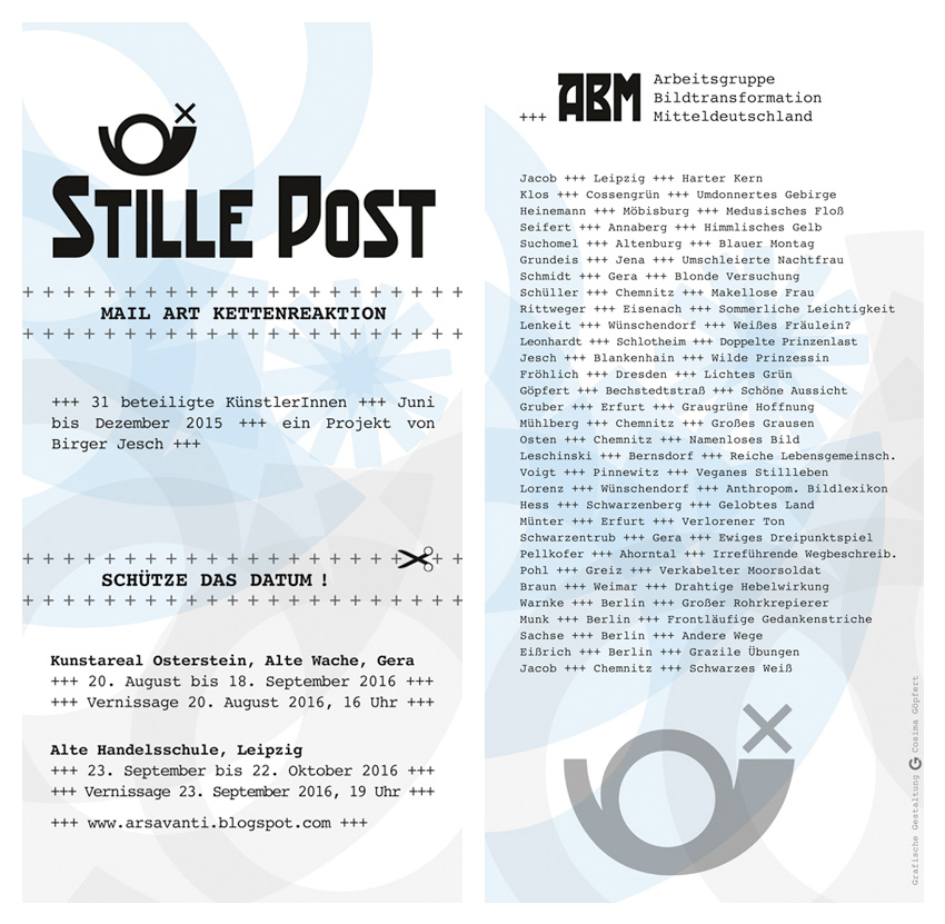 StillePost Mail Flyer web