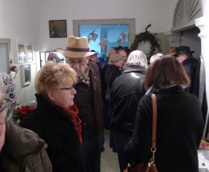 Ausstellungseröffnung 37 x Kunst-Weihnacht | Galerie M1 Gera | Foto©KunstzoneGera